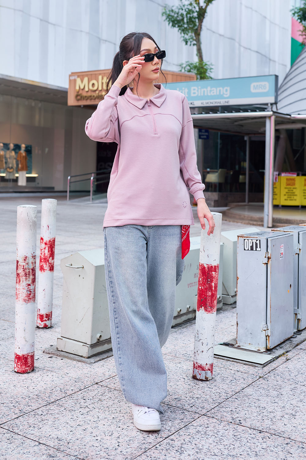 Viena Plain Shirt - Dusty Purple