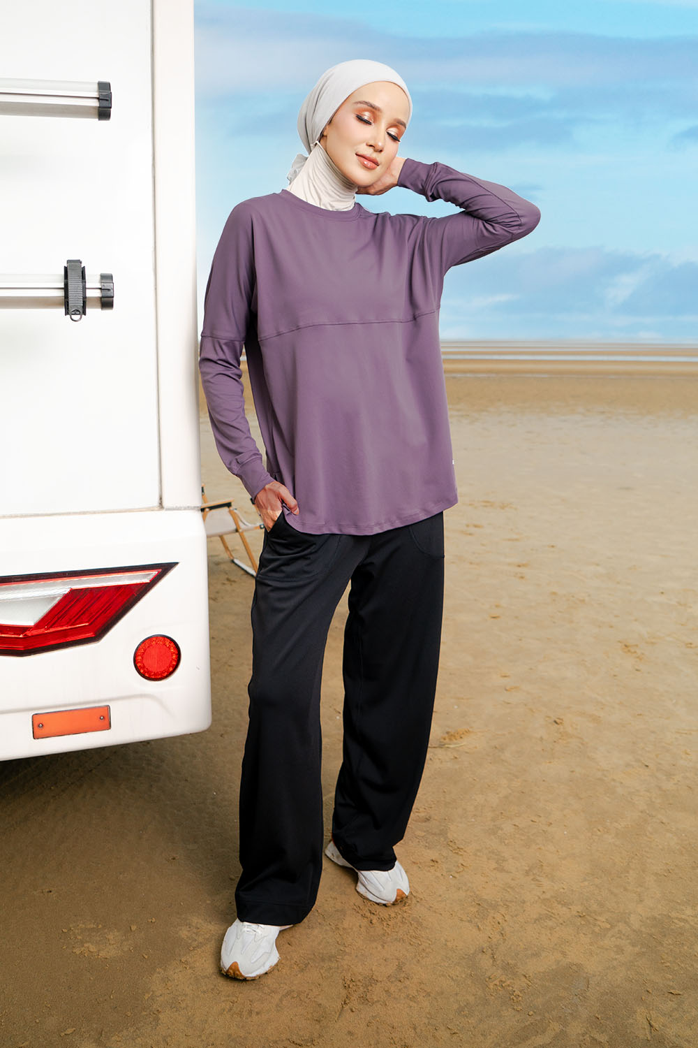 Lightweight Dry-Fit Top - Dark Purple