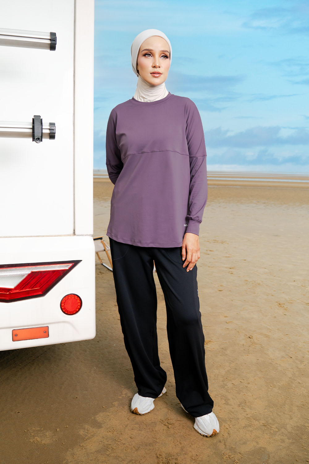 Lightweight Dry-Fit Top - Dark Purple