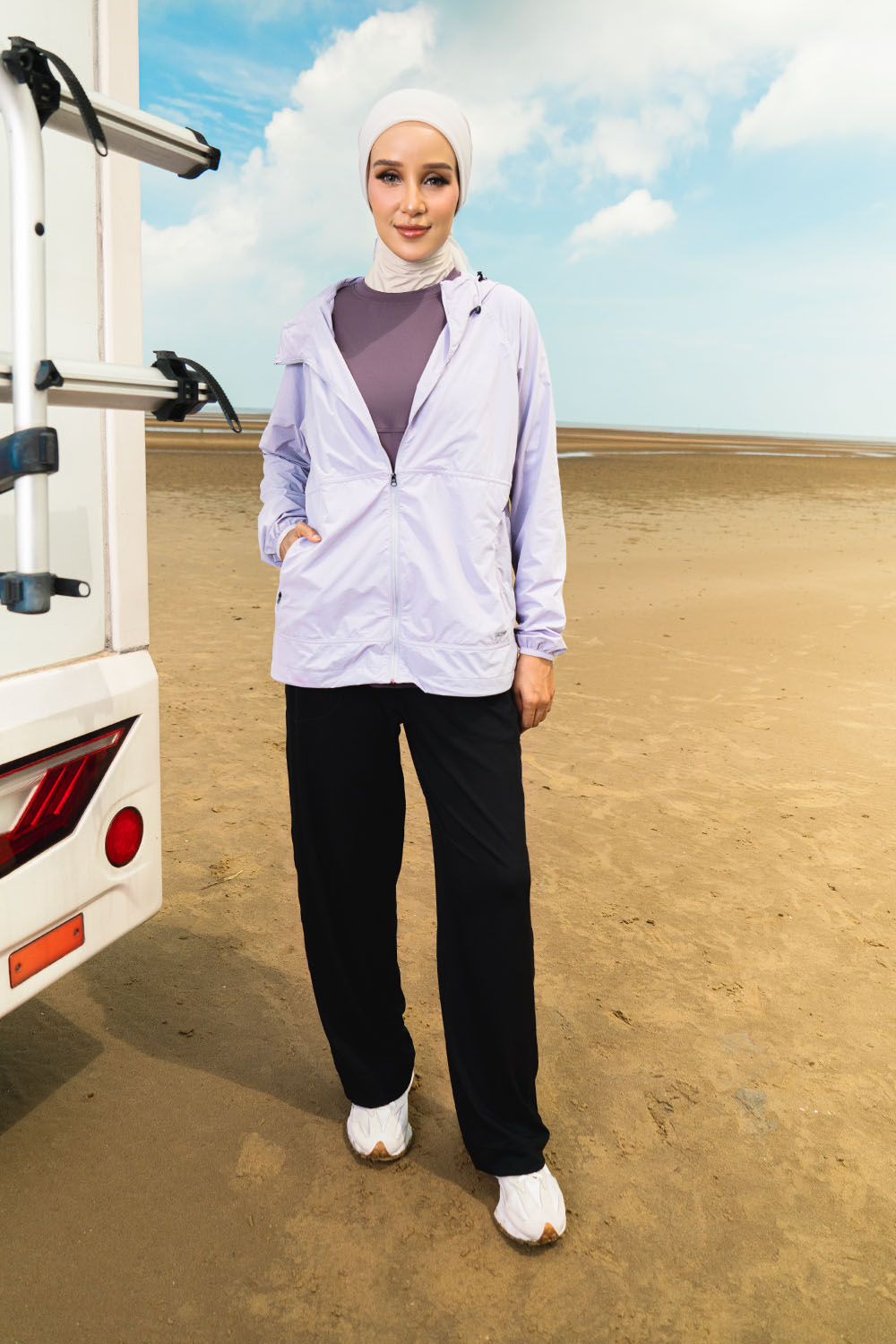 Amour Windbreaker - Lavender