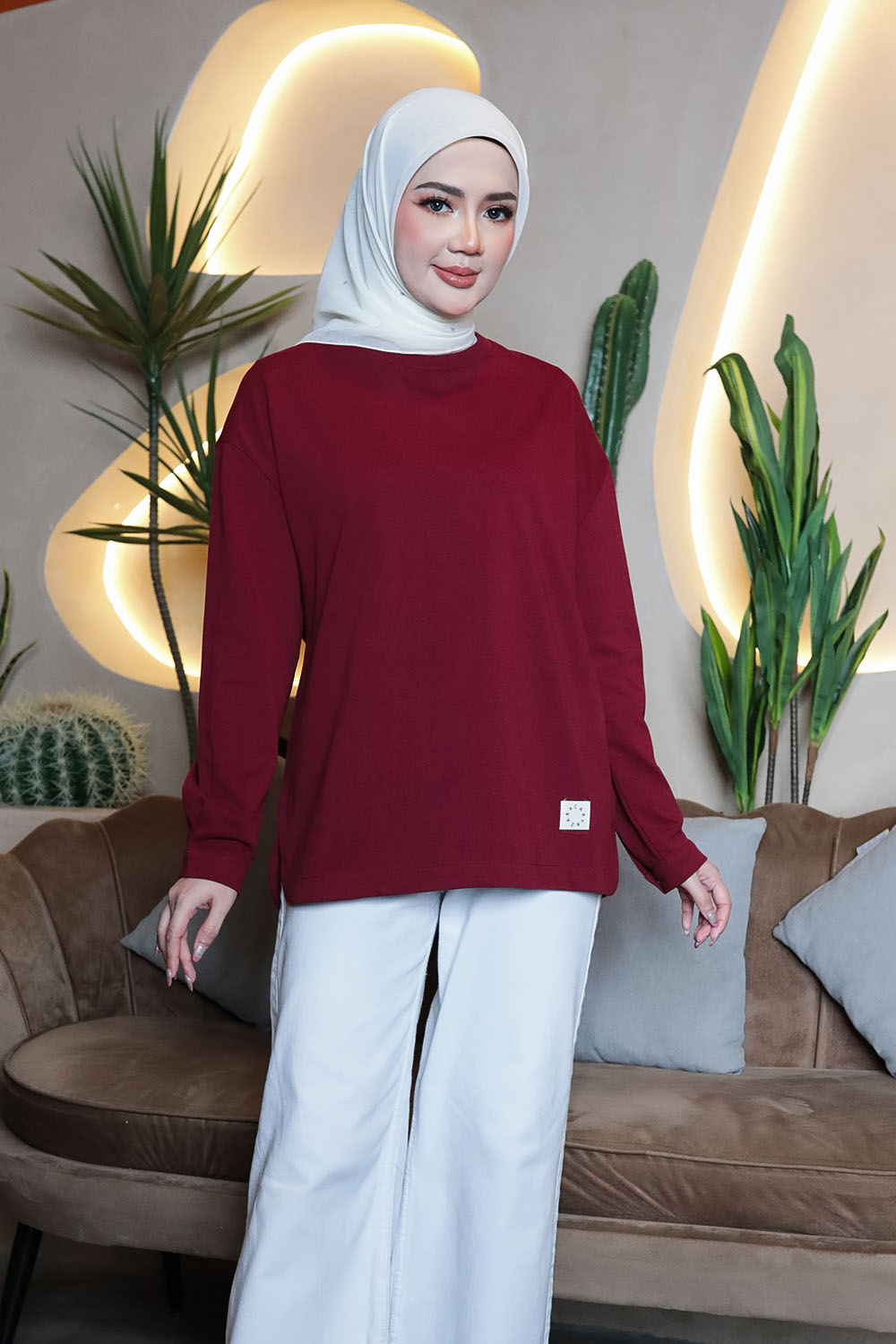 Thera Plain Shirt - Maroon