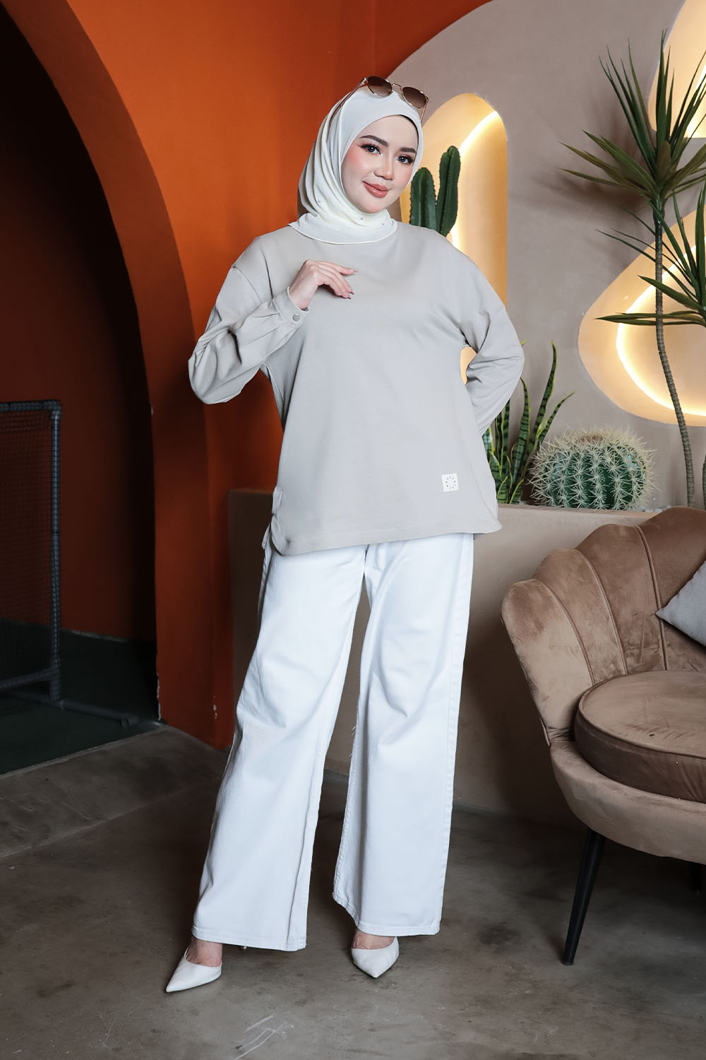 Thera Plain Shirt - Khaki