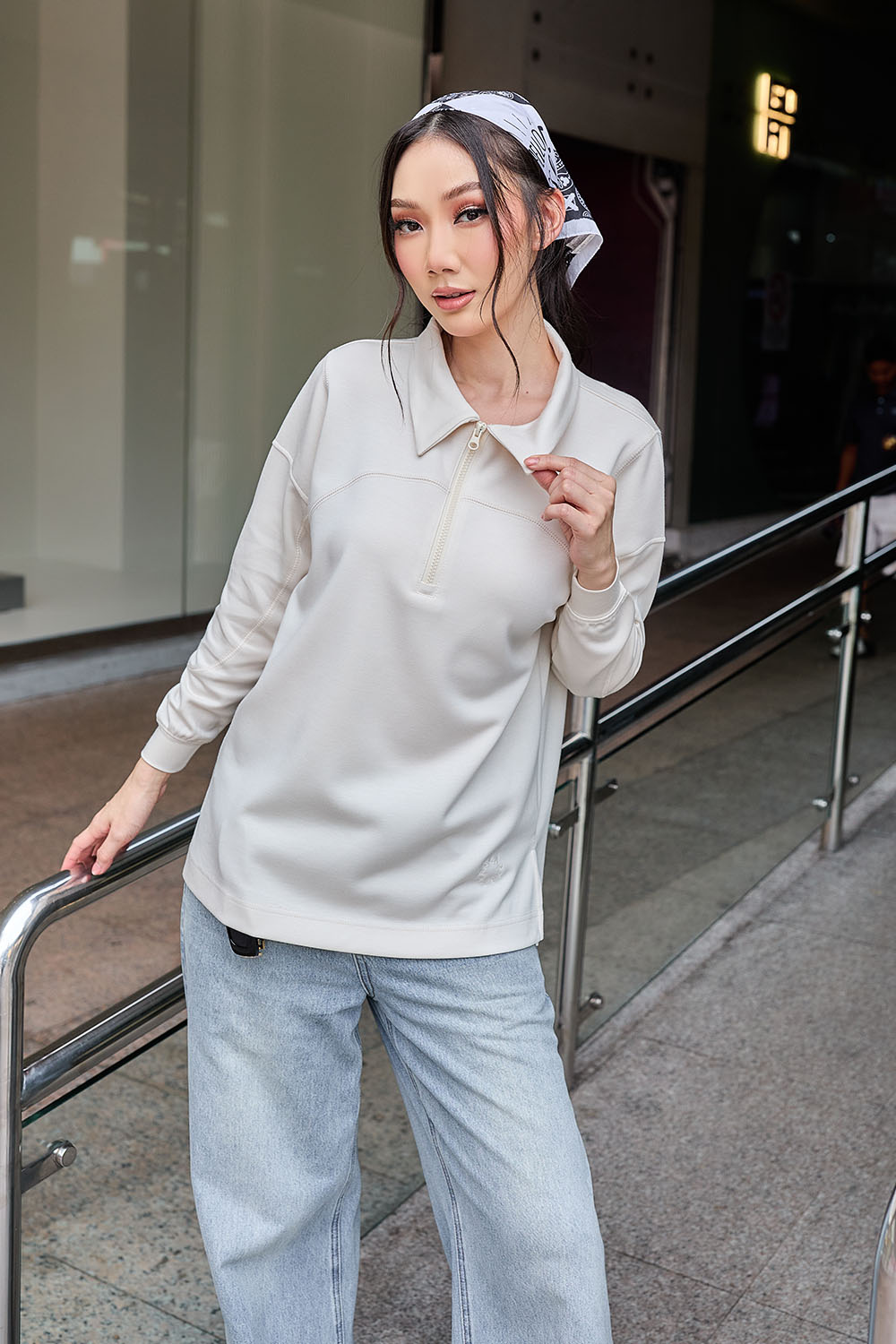 Viena Plain Shirt - Vanilla Cream