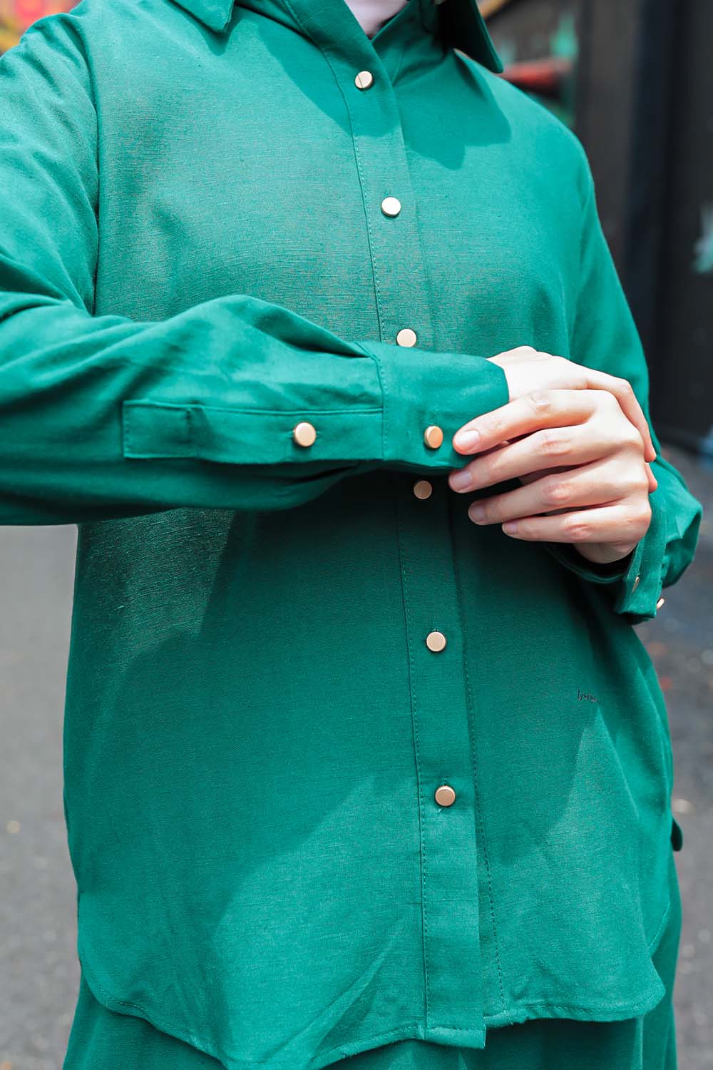 Evelyn Suit Plain - Forest Green