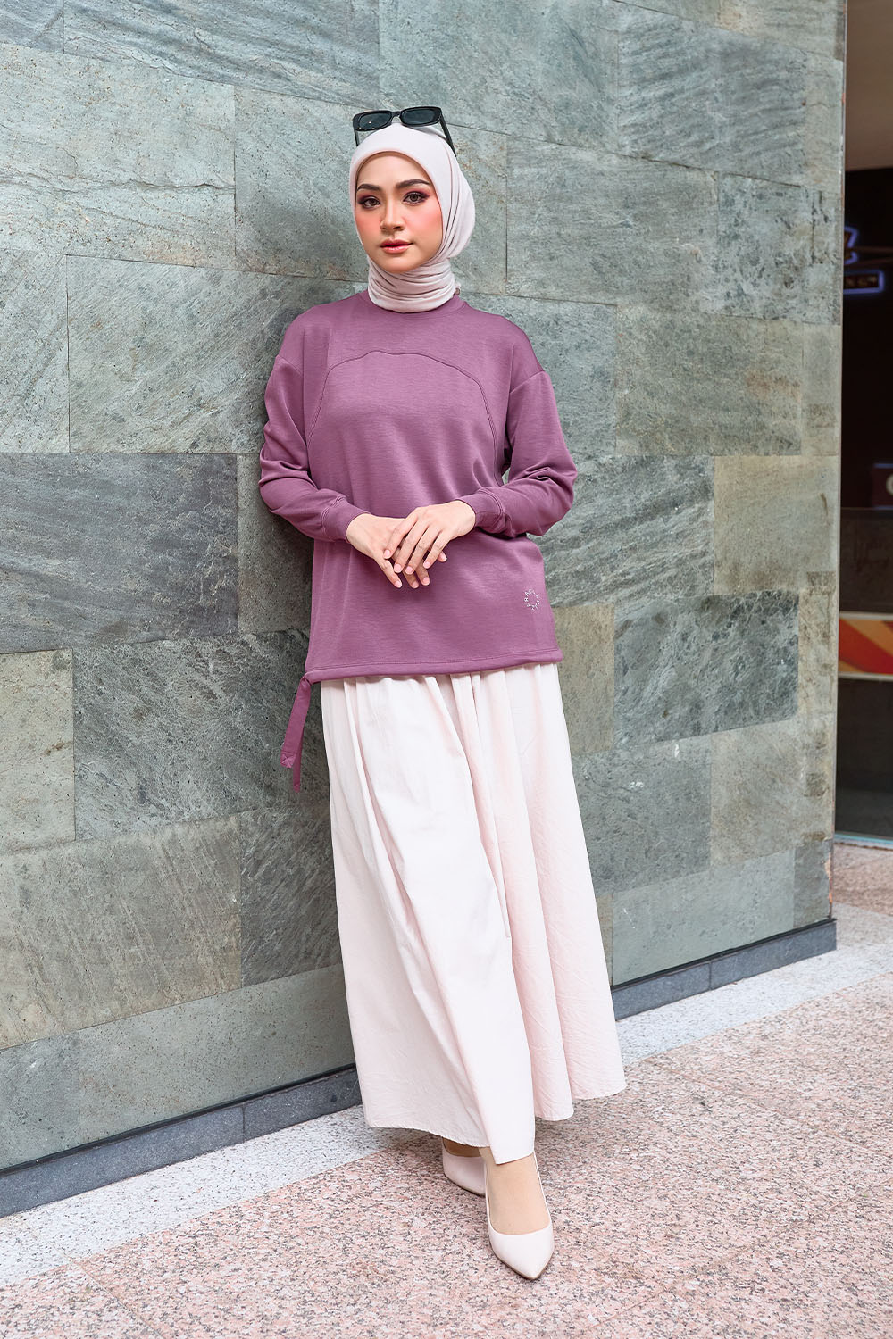 Roma Shirt - Smoky Purple