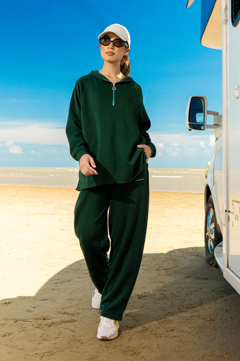 Gisele Suit Hoodie 2 - Dark Green