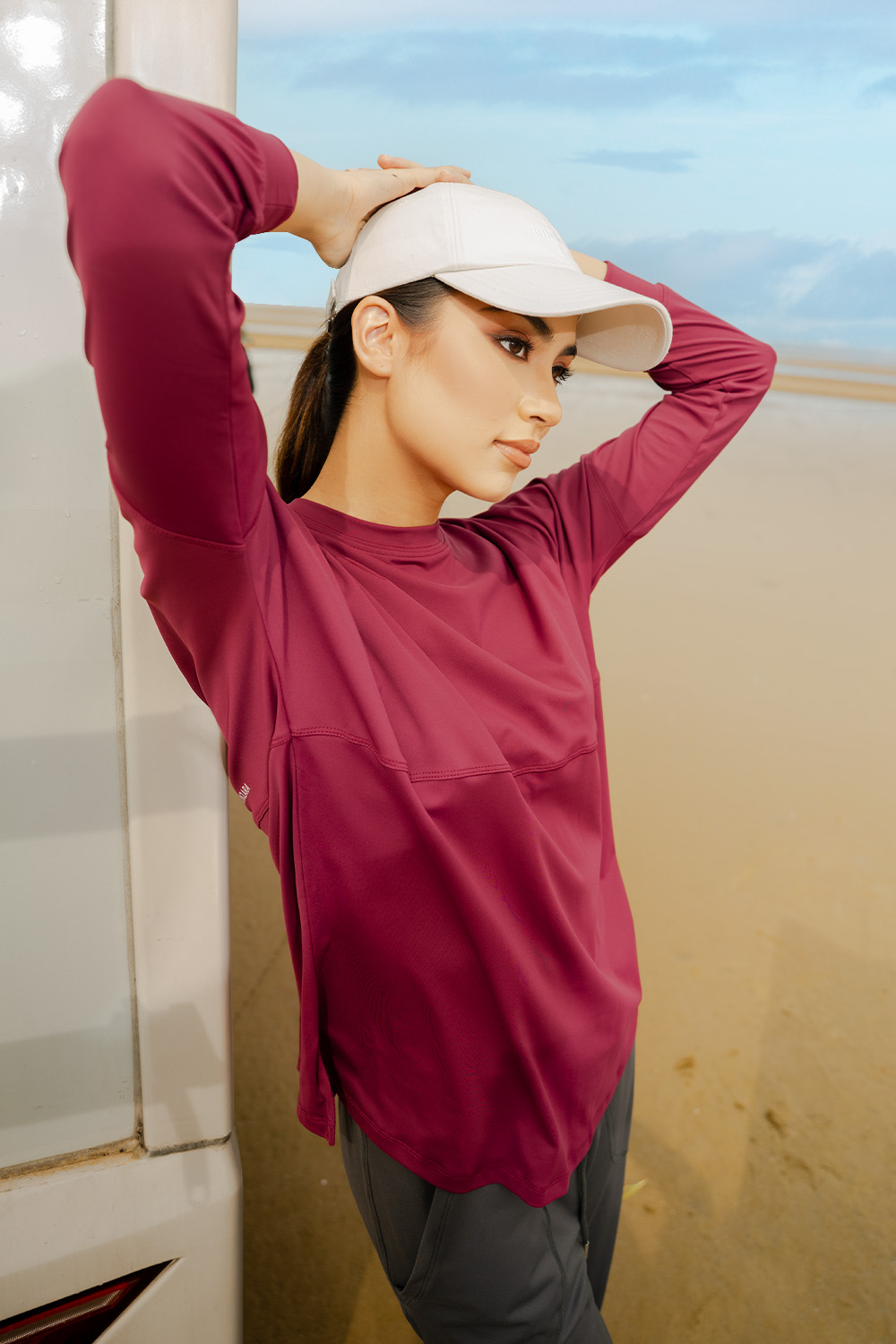 Lightweight Dry-Fit Top - Maroon